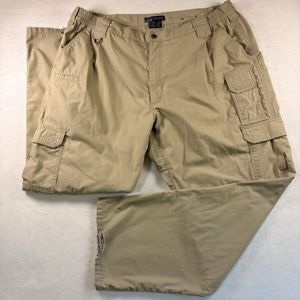 5.11 Taclite Pro Ripstop Cargo Pant Mens 44x32 Khaki Regular Fit Utility Wear